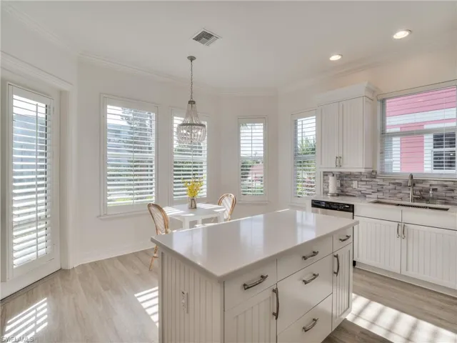 Custom cabinetry, walk-in pantry