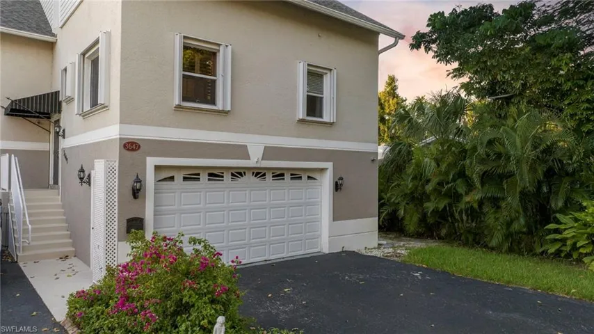 A 2 car garage