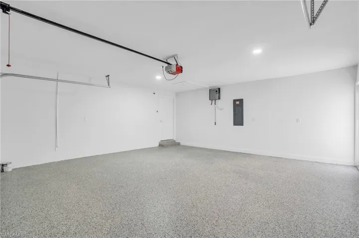 Garage freshened with the epoxy floor and the Tankless Water Heater update