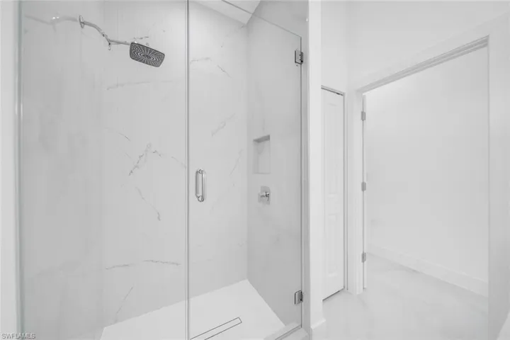 guest bedroom glass door