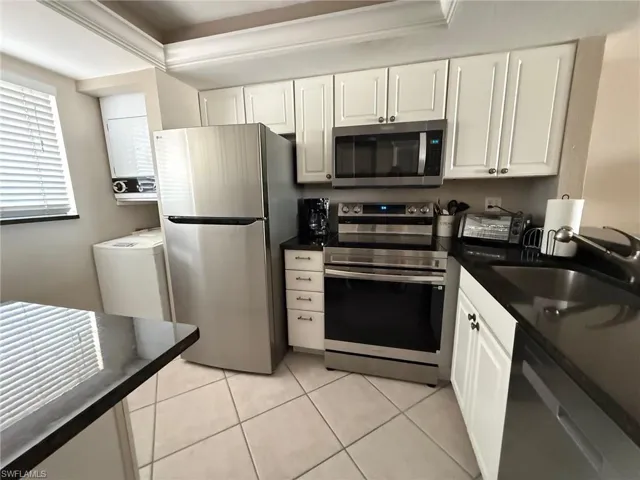 New stainless steel appliances.