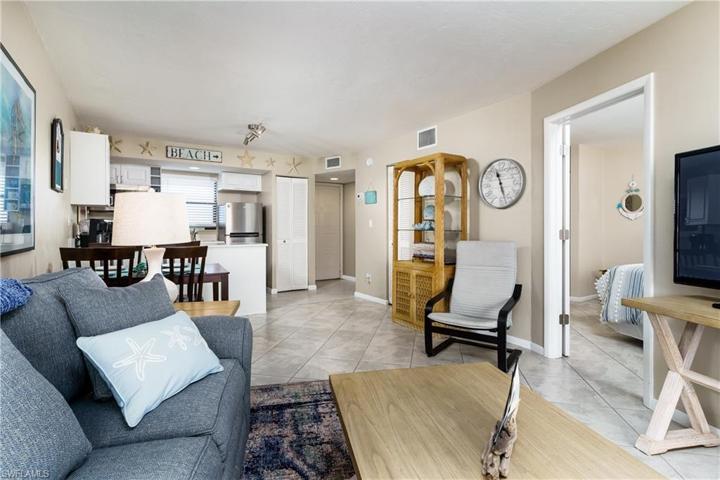 Entertain friends in the living room.