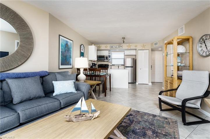 Entertain friends in the living room.