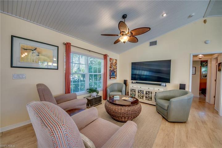 Living room/vaulted wood ceilings