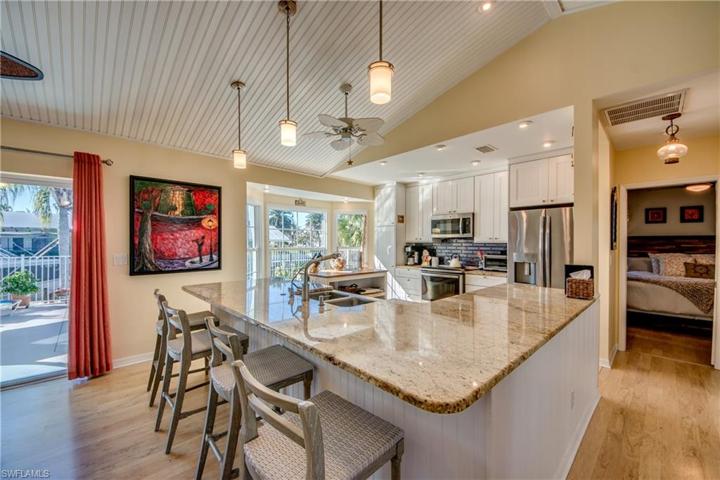 Kitchen and dining counter