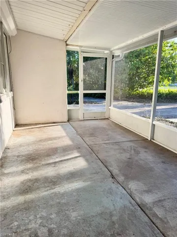 View of screened in porch