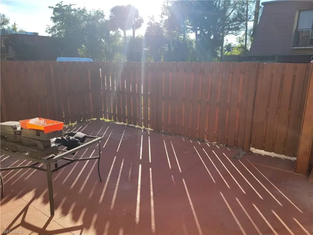 View of patio