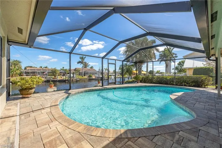 Take a dip in this beautiful swimming pool
