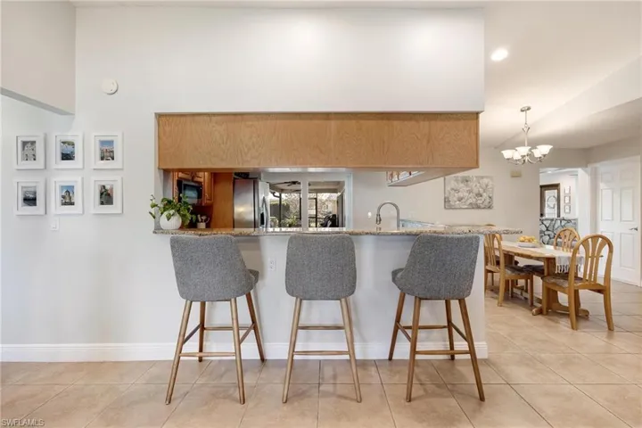 Counter space perfect for entertaining guests!
