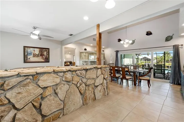 Stone divider for added style