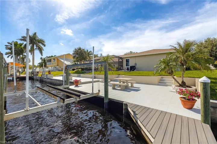 Composite dock with 10,000 Lb Boat lift!