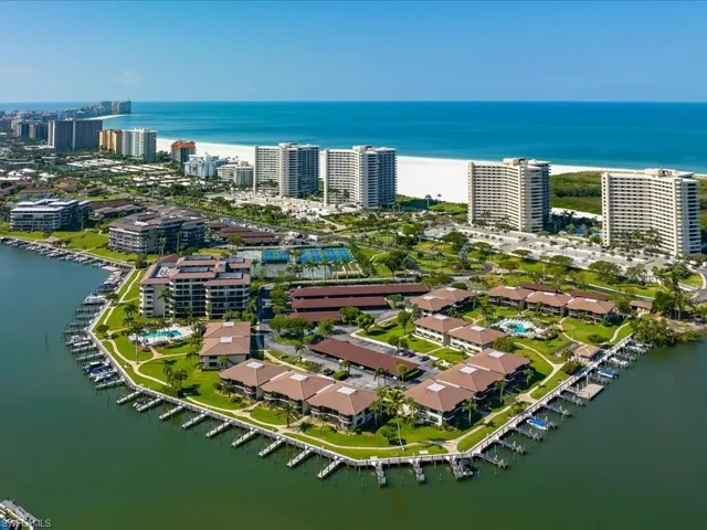 View of urban area with a nearby body of water