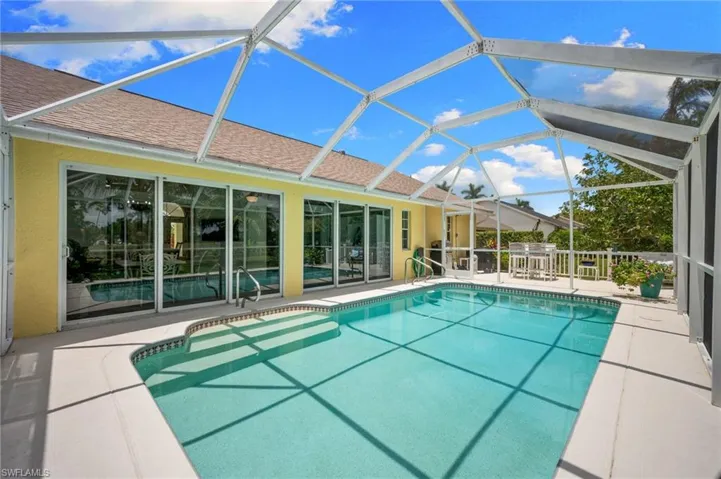 Cool deck underfoot, water at the edge, the backyard you'll never want to leave