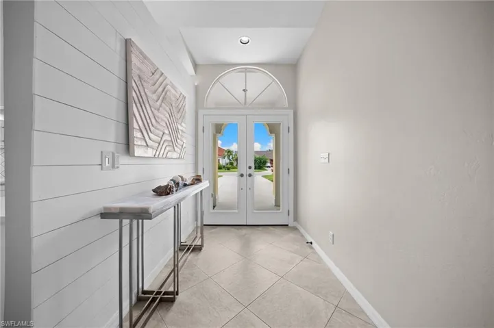 Bright entry foyer