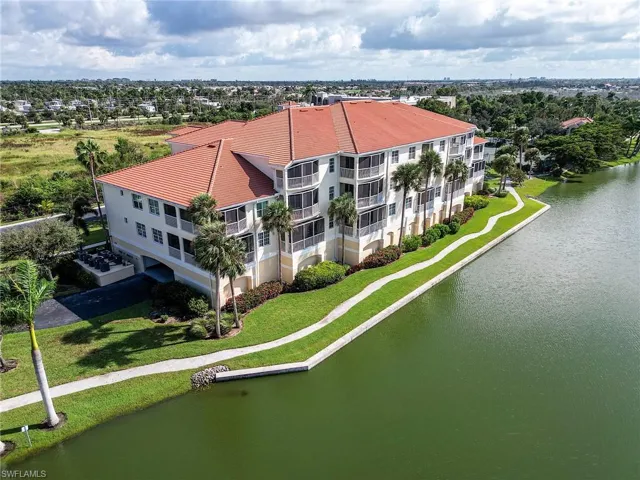 Drone / aerial view of apartment complex