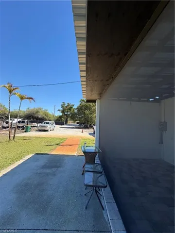 View of patio