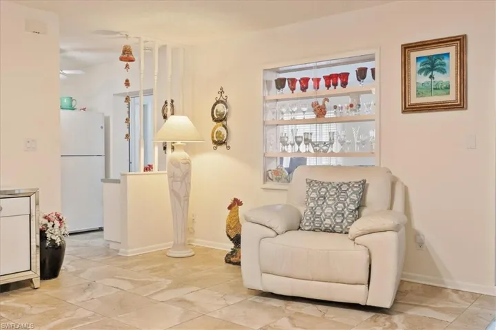 View of living area