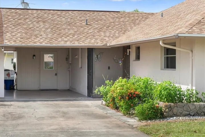 View of entrance to property
