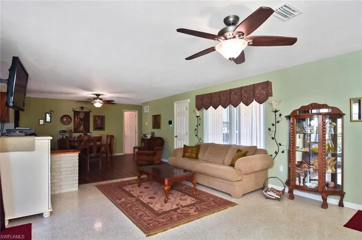 Living room at home entry