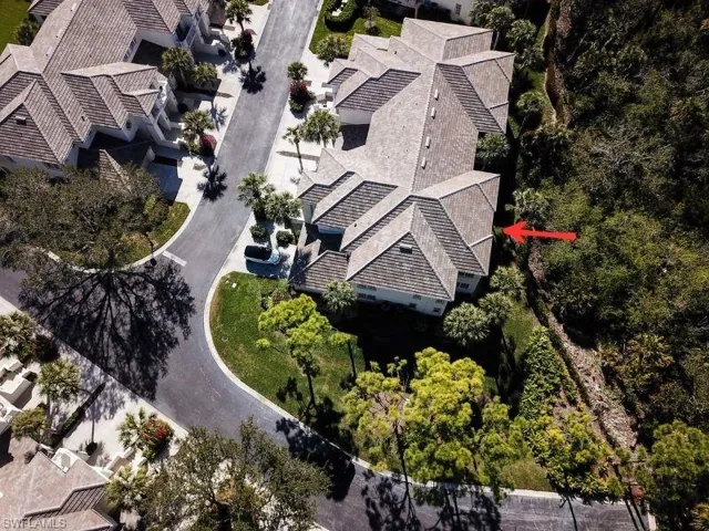 Aerial view of property's location