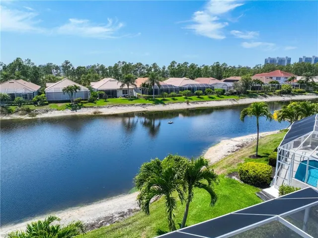 Water view with nearby suburban area