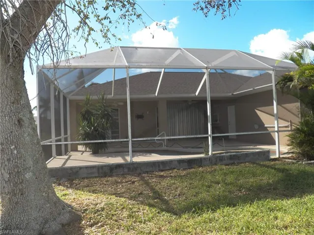 Back of property