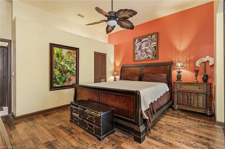 Master Suite with Wood Flooring