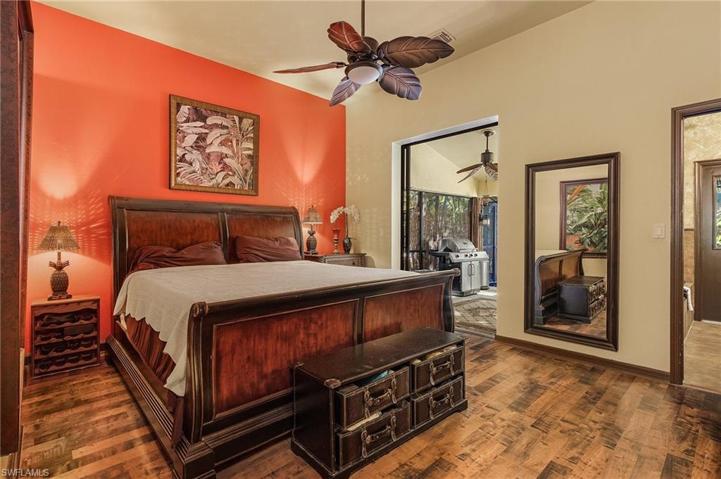 Master Suite with Wood Flooring