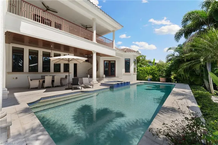 View of pool featuring an outdoor hangout area and a patio area