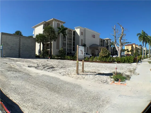 Looking into lot from left side front corner on Estero blvd