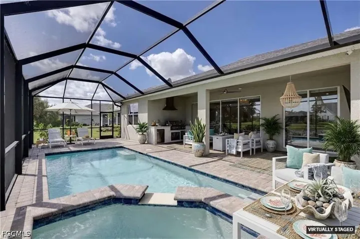 Virtual - heated salt water pool & spa.