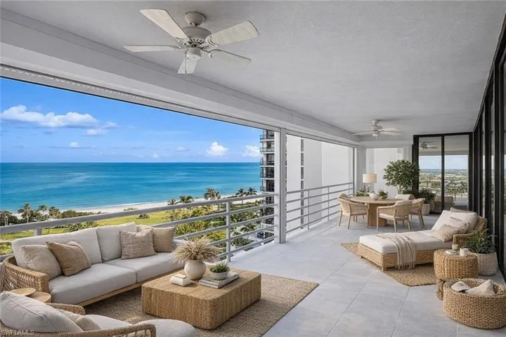 Virtually Staged Balcony