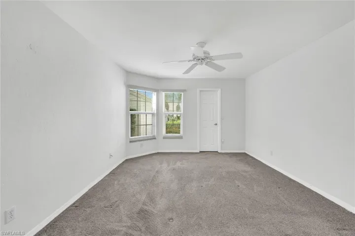 Third bedroom offers a large walk-in closet.
