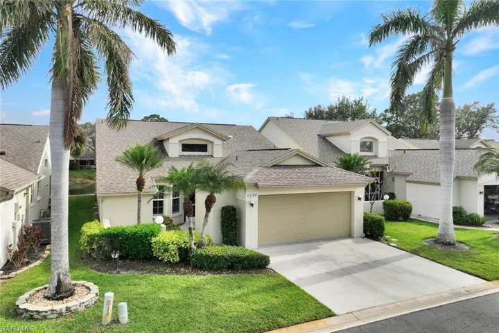 Notice the two car garage!
