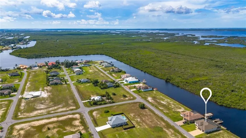 Aerial water view