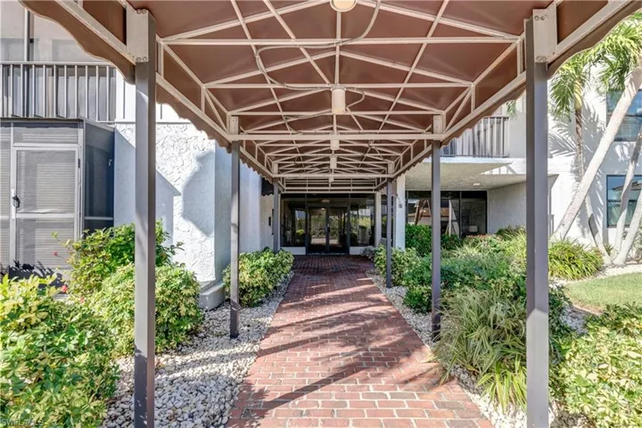 Secured entry way with key fob/pad entry.