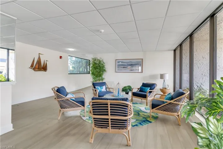 Front lobby sitting area.