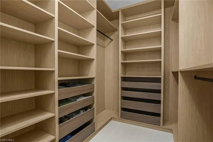 One of two Primary closets