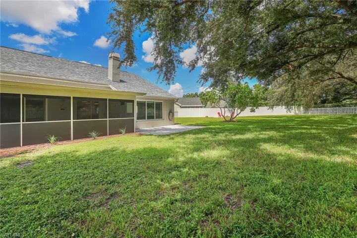 View of yard featuring a patio