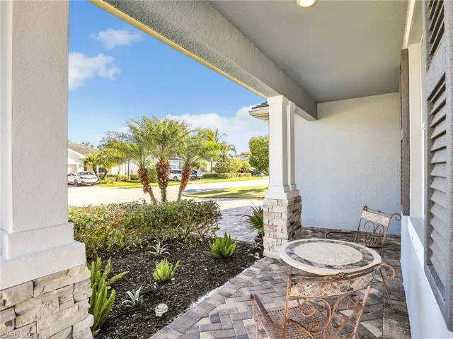 Covered front porch