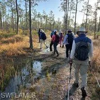 CREW Hiking Trails across the road