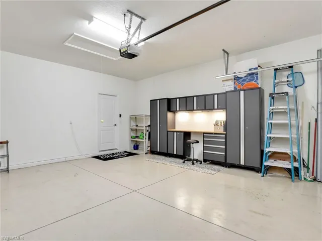 Garage Storage cabinet included