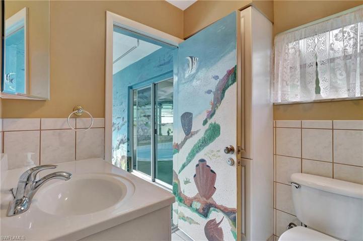 Opens to the pool