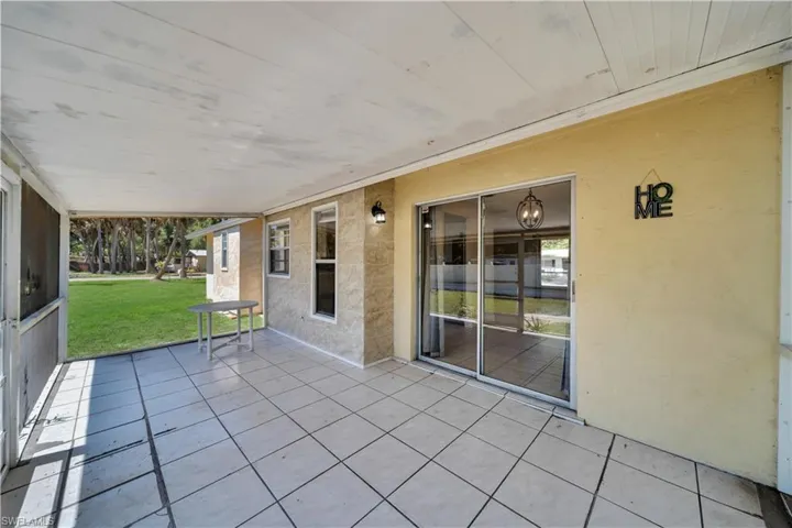 View of patio