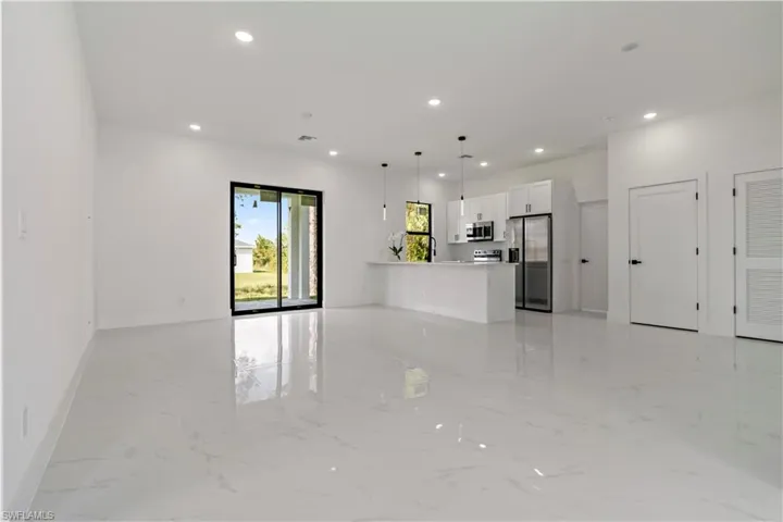 View of unfurnished living room