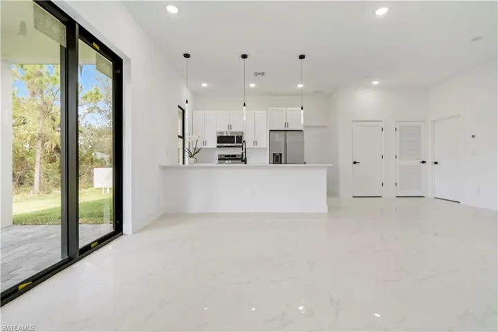 View of unfurnished living room
