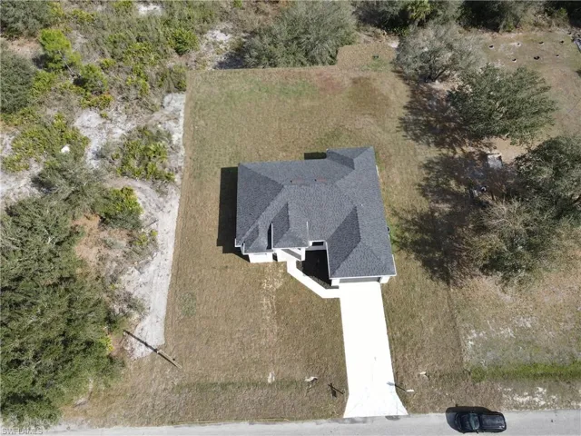 Aerial view of property and surrounding area