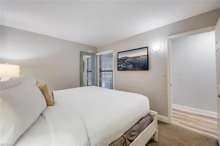 Bedroom featuring light hardwood / wood-style floors
