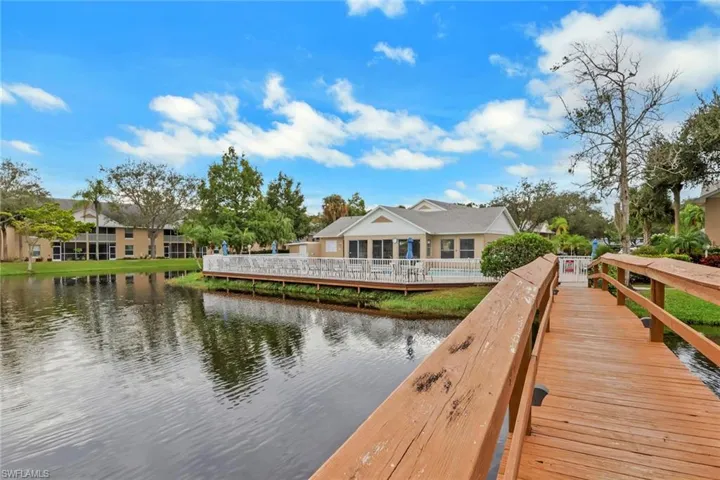 Dock with a water view