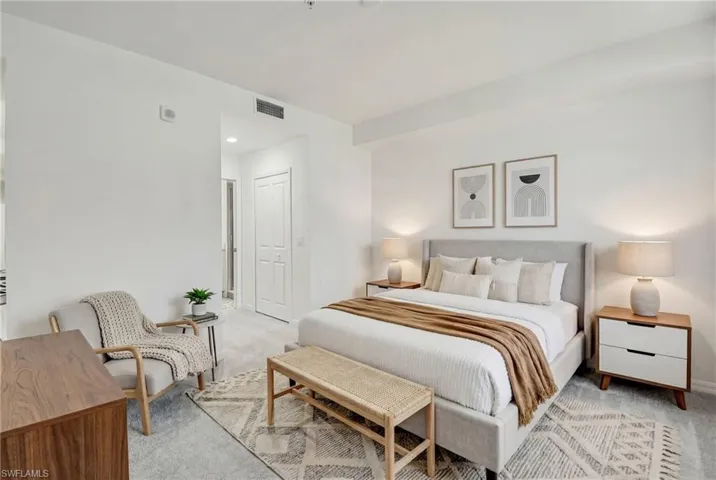 Bedroom Virtually staged